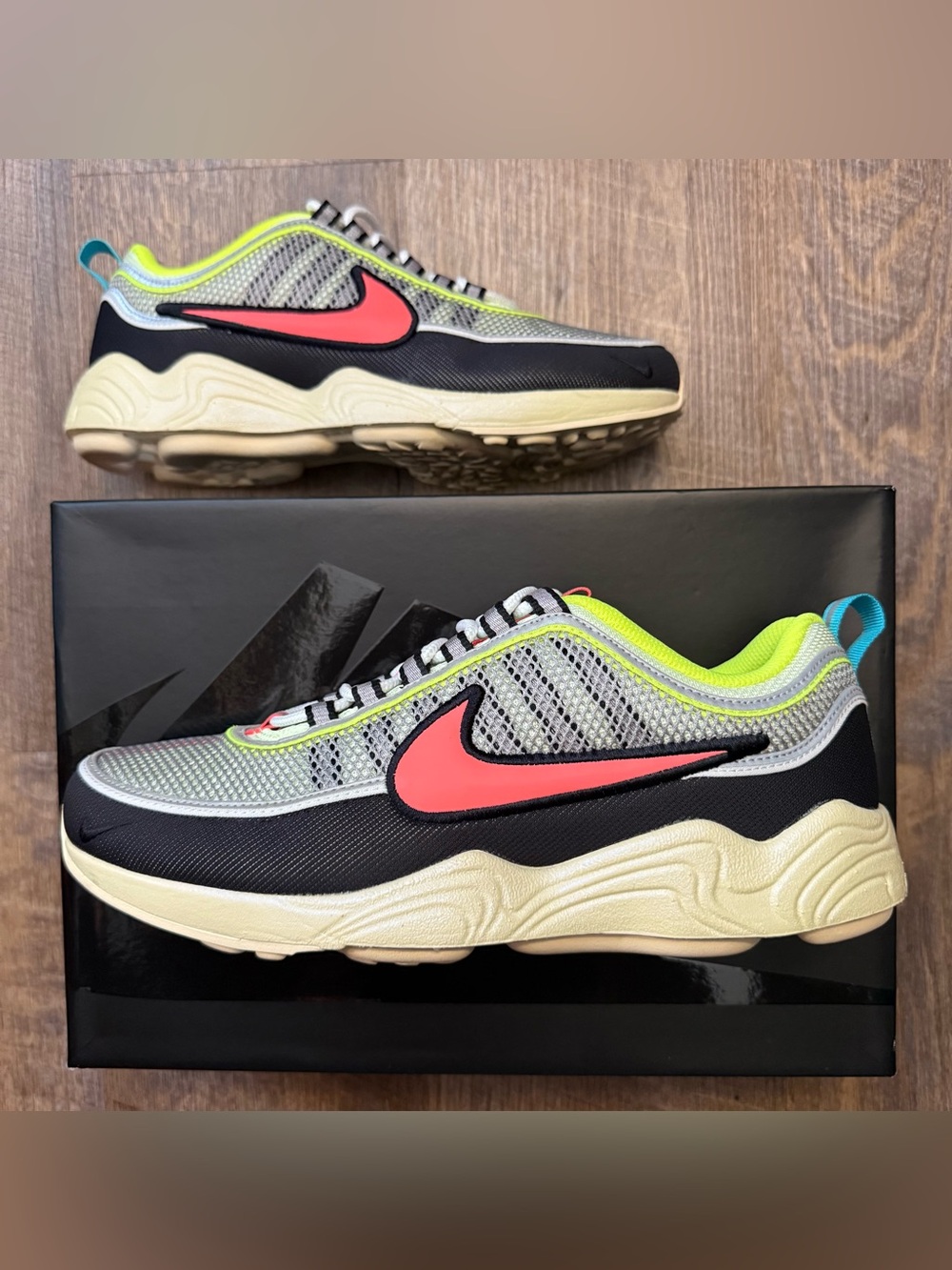 Nike Air Zoom Spiridon Barely Volt Hot Punch